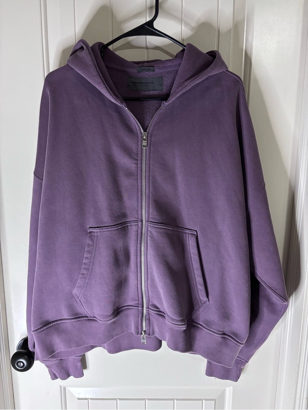 Abercrombie & Fitch Purple Full-Zip Hoodie